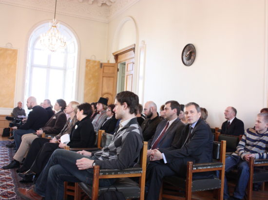 Riigikogu esimees Ene Ergma esines kõnega EMSL Vabaühenduste Liidu kodanikuühiskonna aasta tegijate auhindade üleandmisel